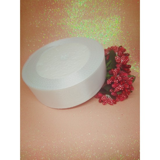 Ленты атласные однотонные 2,5 см, цена за 5 м